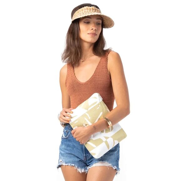 ALOHA Collection—Mid Pouch—Monstera Shade—Hawaii Beach & Zip Travel Pouch*NWT* - Picture 3 of 8